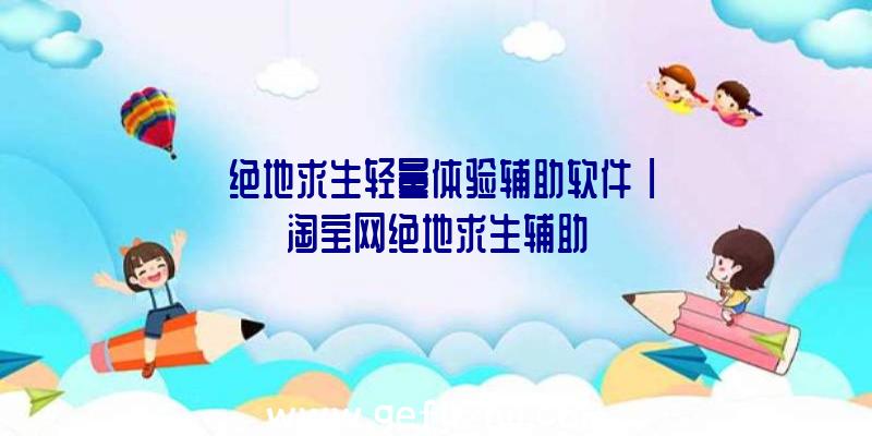 「绝地求生轻量体验辅助软件」|淘宝网绝地求生辅助